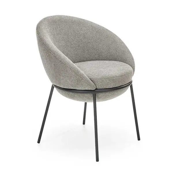 Stolička K482 tkanina/kov popol 61x59x78