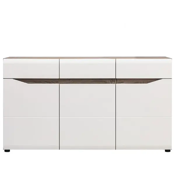 Komoda Lionel Li03 dub sonoma/bílá