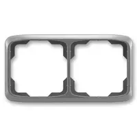 Rámeček 2 násobný vodorovný, Tango, barva kouřová šedá