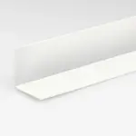 Profil uholníkový PVC biely satina 50x50x100