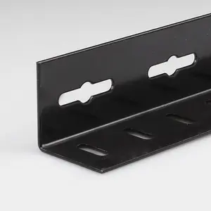 L-profil na police čierny lakovaná oceľ 35x35x2000 mm