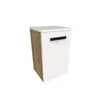 Kúpeľňová závesná skrinka SONGA 30 cm 1D dub/biela