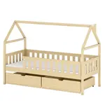 Posteľ Domček Domi 90x200 borovica