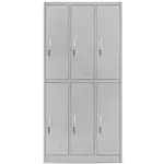 Skriňa Igor kovová šedá