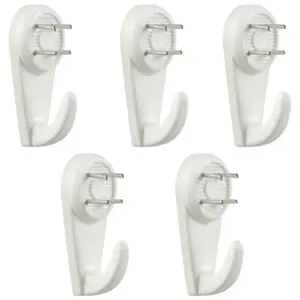 Háčik Maxi biely 5 ks