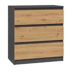 Komoda 3S M3 Malwa bílá