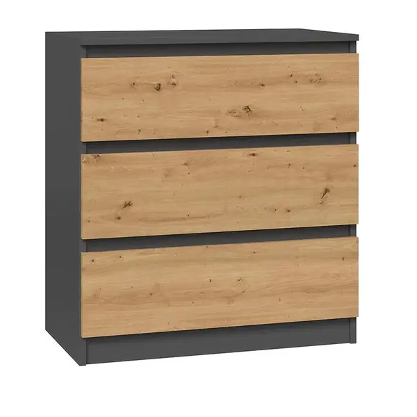 Komoda 3S M3 Malwa bílá