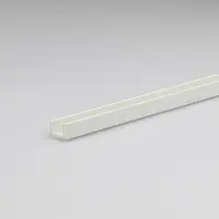 Profil U PVC bily lesk 6.2x8.7x1000