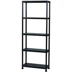 Plastový regál T80 80x30x181 cm černý