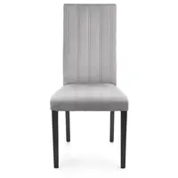 Židle Diego 2 dřevo/samet černá/monolith 85