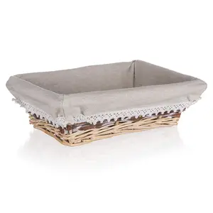 Košík proutěný Duo 26x18x7.5 cm hnědý 63940542