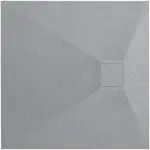 Sprchová vanička čtvercová Magnum Grey 90x90x2,5 Rea K4106
