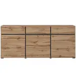 Komoda Cross 3D3S dub wotan/černá