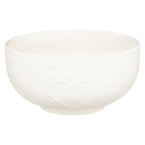 Am-Galactic White Miska 13cm Srdce 43642