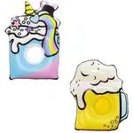 Nafukovacia podložka na nápoje 2 vzory 34132