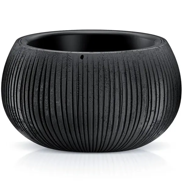 Kvetináč  Betón Bowl  čierny DKB240-B411