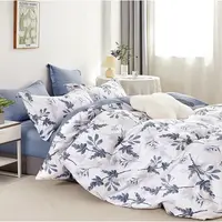 Posteľná bielizeň  bavlnený satén ALBS-01337B 160x200 Lasher