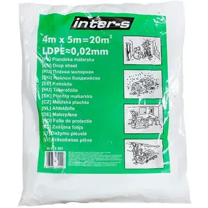 Maliarska plachta 4/5 zelená