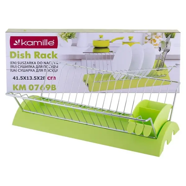 Odkvapkávač 41.5 x 28 x 13.5 cm (zelená)