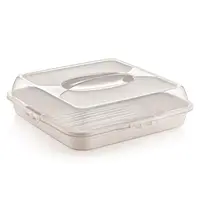 Dóza štvorcová na koláče Dunya 44,5x30x9,5 cm Katex