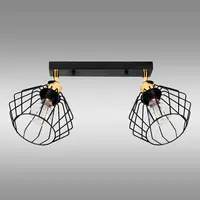 Svítidlo DEBE 66131 10W E27 BLACK/GOLD LW2