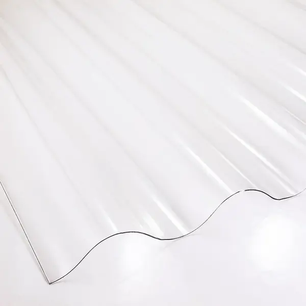 Vlnitá deska PVC 2000 x 900 x 0,8 mm čirá