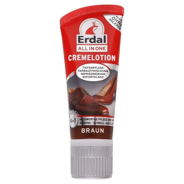 Erdal All In One krém na obuv 4v1 Hnědý 50 ml