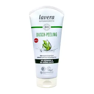 Lavera sprchový peeling Rozmarín a zelená káva 200 ml