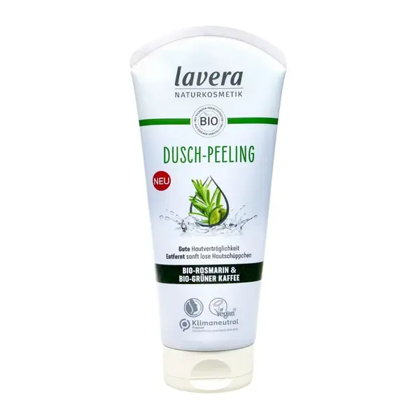 Lavera sprchový peeling Rozmarín a zelená káva 200 ml