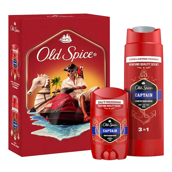 OLD SPICE Captain Dárková sada pro muže 2 kusy