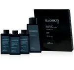 KAARAL MÄNNISKAN - Exkluzívna pánska línia - farba na vlasy a bradu HNEDÁ 5/6 3x50ml+aktivátor 1x150ml