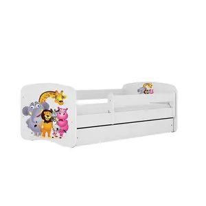 Dětská postel Babydreams+M bílá 80x160 Zoo