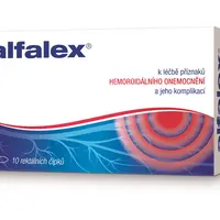 Alfalex Rektální čípky 10x2,5 g