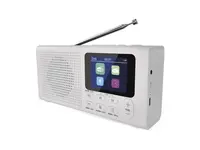 Přenosné rádio EMOS E0091 s Bluetooth, DAB/ DAB+/ FM, bílé