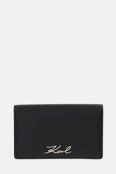 Kožená peněženka Karl Lagerfeld K/SIGNATURE