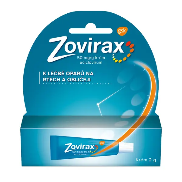 Zovirax 50 mg/g krém 2 g
