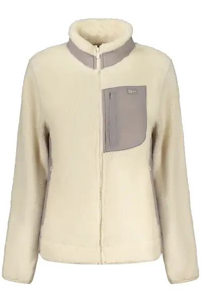 NORWAY 1963 WOMEN&#39;S WHITE ZIP-UP SWEATSHIRT