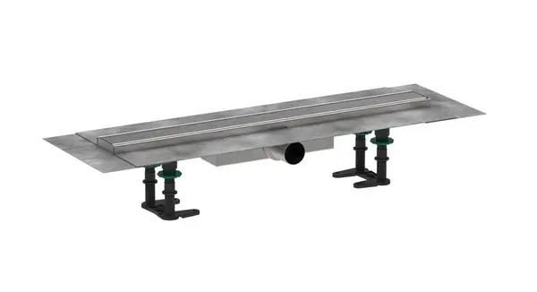 Hansgrohe - Sprchový žlab 60 cm, s roštem, kartáčovaná nerezová ocel 56162800ROZ1