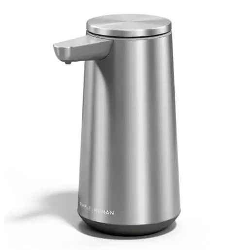 Simplehuman bezdotykový dávkovač penového mydla – 296 ml kartáčovaná nerez dobíjací ST1093