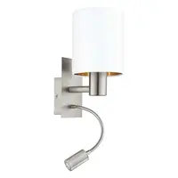 Nástenné svietidlo Eglo PASTERI biela 96484