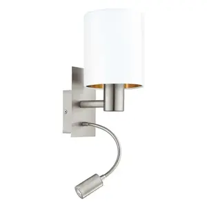 Nástenné svietidlo Eglo PASTERI biela 96484