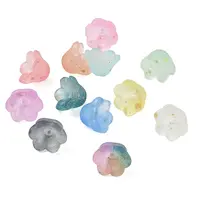 Frosted Glass Bead Cap