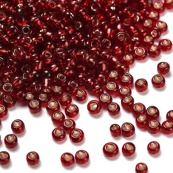 Silver Lined Glass Seed Beads