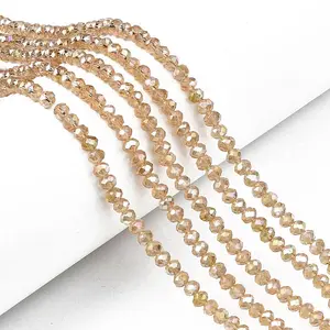 Electroplate Glass Beads Strands