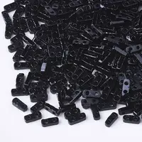 2-Hole Opaque Glass Seed Beads