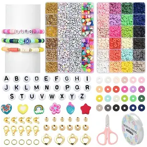 DIY Polymer Clay & CCB Plastic Beads Bracelets Making Kits
