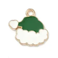 Christmas Alloy Enamel Pendants