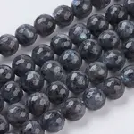 Natural Larvikite Beads Strands