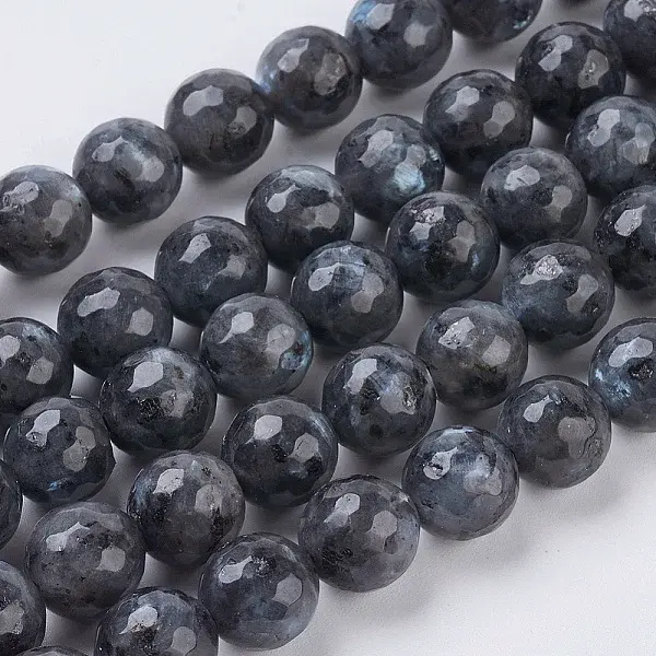 Natural Larvikite Beads Strands