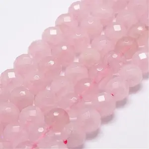 Natural Rose Quartz Beads Strands